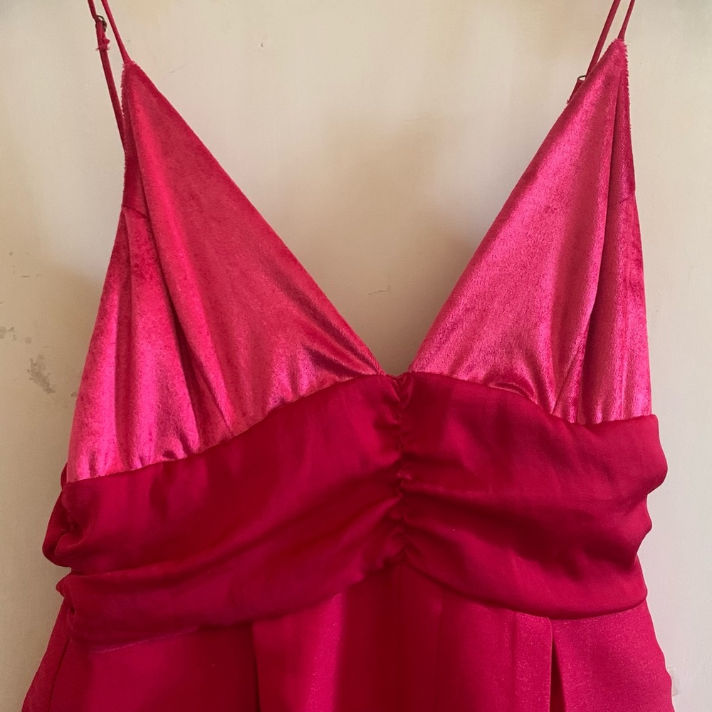 Brand NWOT Free People Skylie Saylor rompe, rich color blocking, size 6 - Picture 6 of 8